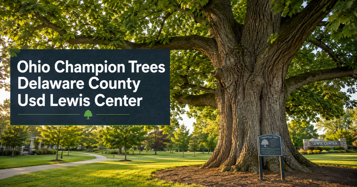 Ohio Champion Trees Delaware County Usd Lewis Center