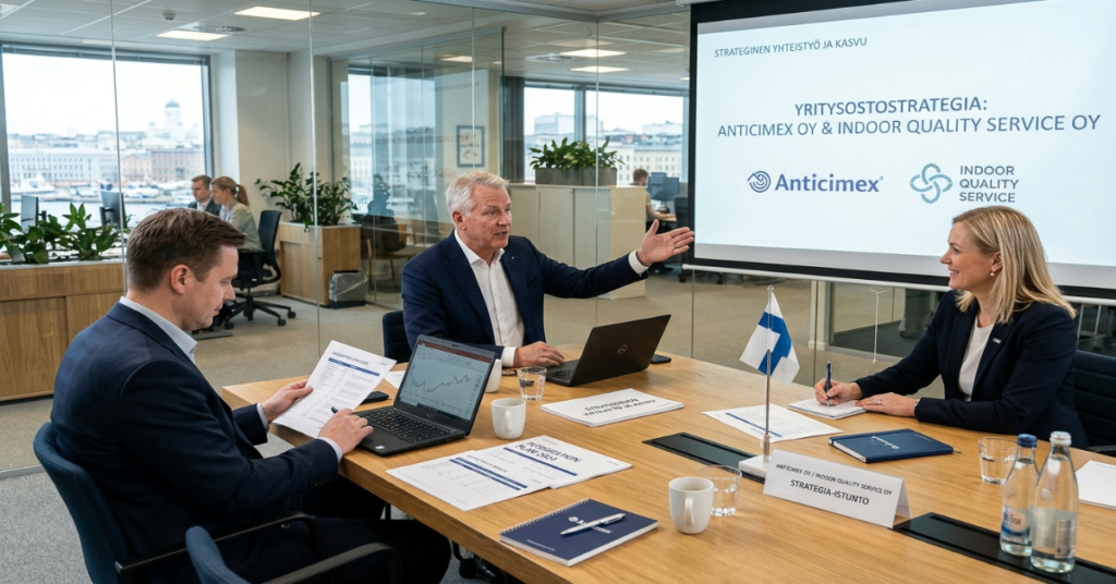 Anticimex oy / indoor quality service oy yritysostostrategia