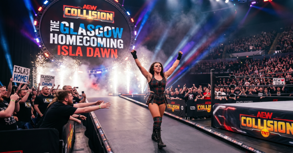 AEW Debut Isla Dawn