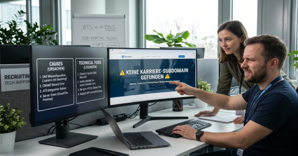 Keine Karriere-Subdomain Gefunden