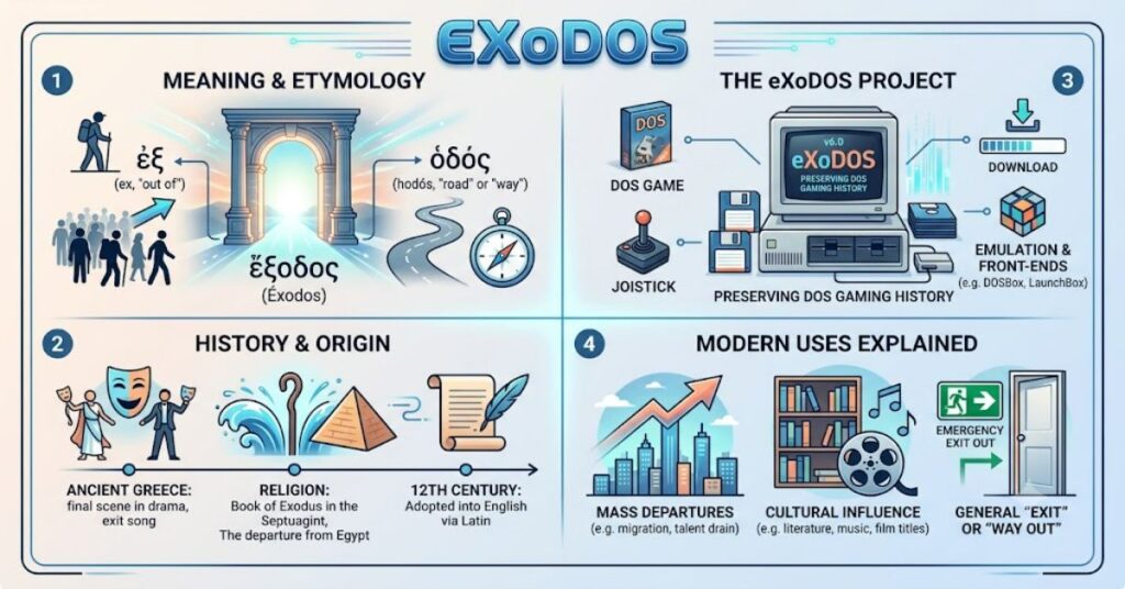 Exodos: Meaning, History, eXoDOS Project, and Modern Uses Explained