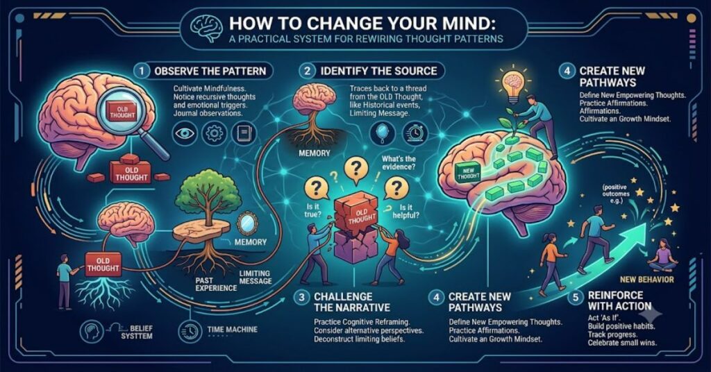 How to Change Your Mind: A Practical System for Rewiring Thought Patterns