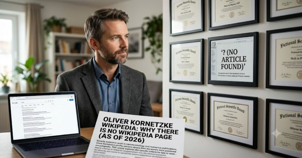 Oliver Kornetzke Wikipedia: Why There Is No Wikipedia Page (As of 2026)