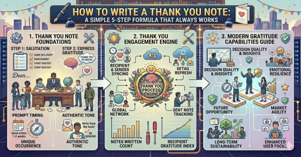 How to Write a Thank You Note: A Simple 5-Step Formula That Always Works