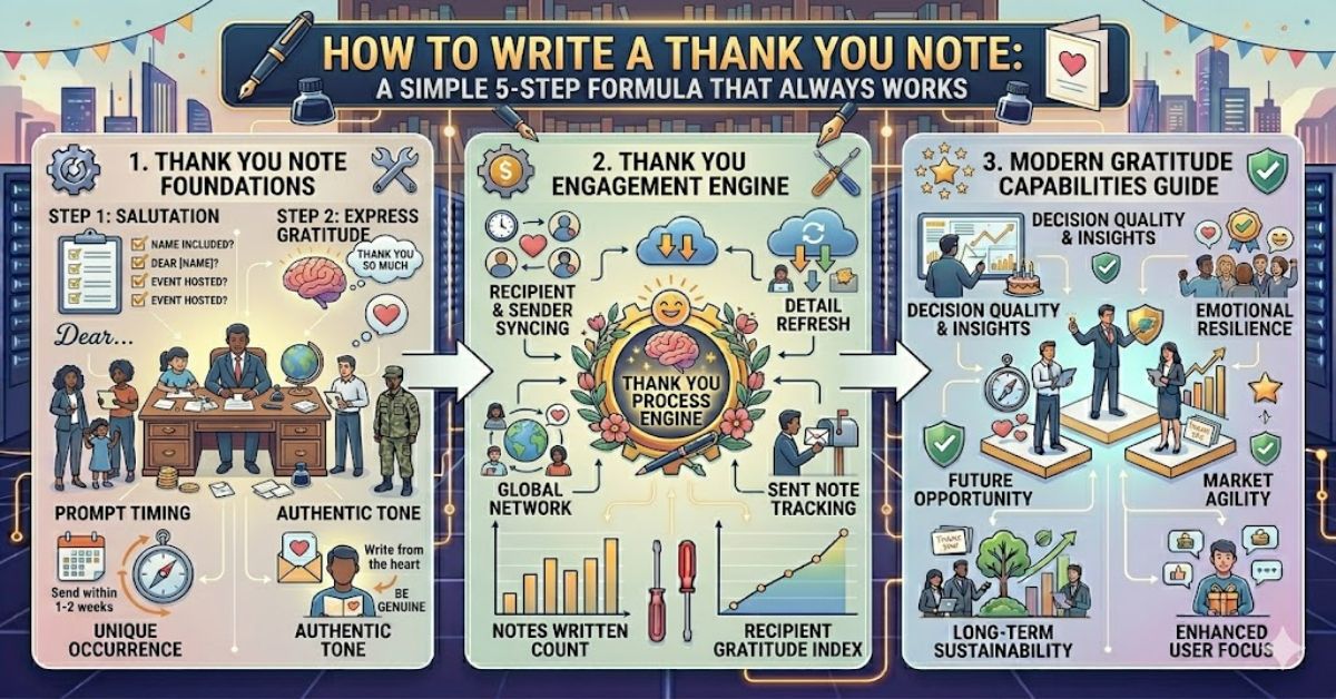How to Write a Thank You Note: A Simple 5-Step Formula That Always Works