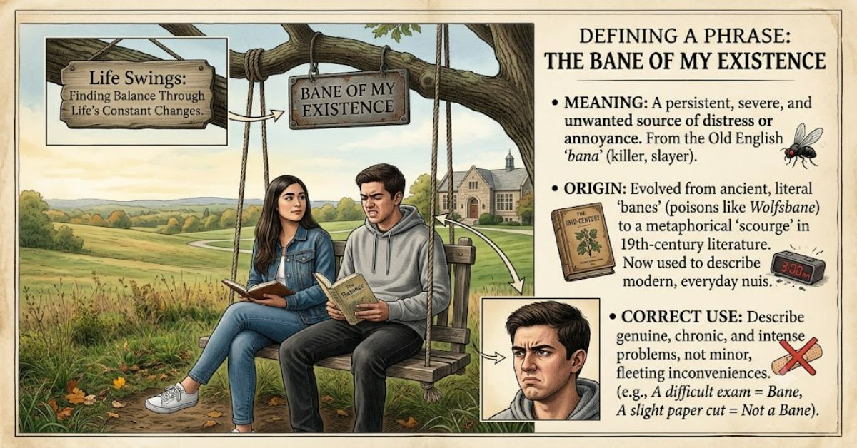 Bane of My Existence: Meaning, Origin, and How to Use the Phrase Correctly