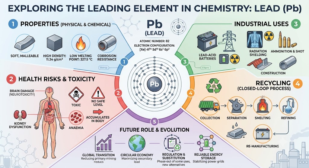 Leading Element: Understanding Lead (Pb), Its Properties, Uses, Risks, and Future Role