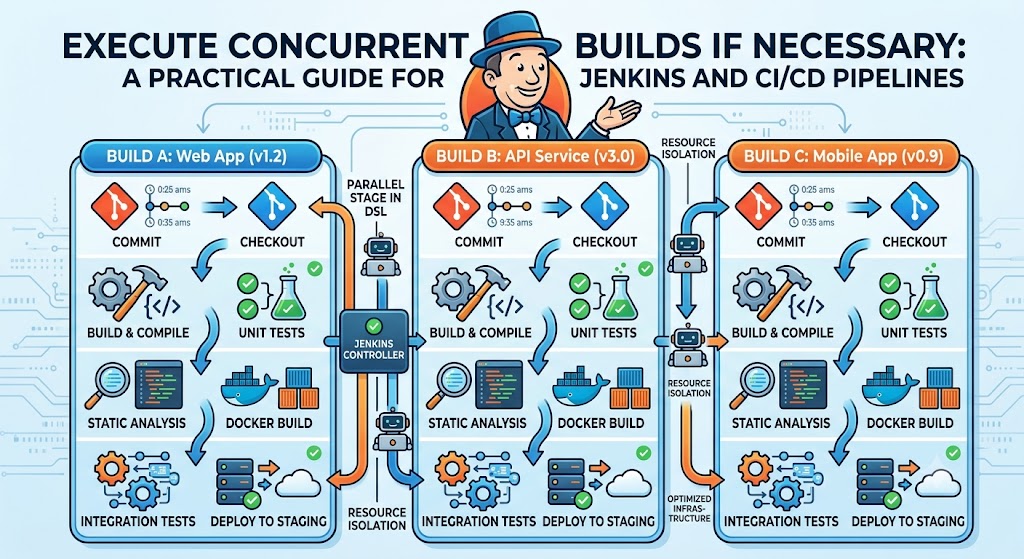 Execute Concurrent Builds If Necessary: A Practical Guide for Jenkins and CI/CD Pipelines