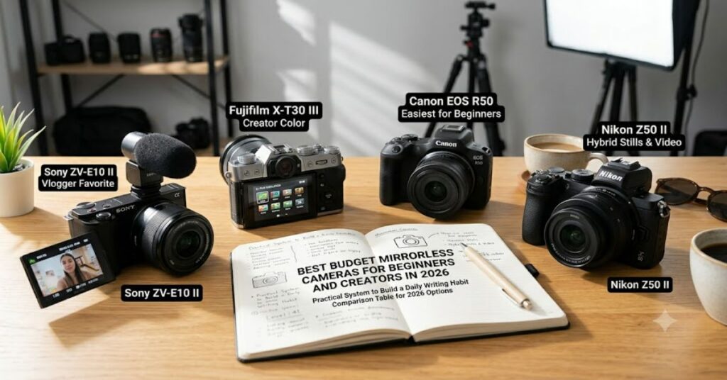 Best Budget Mirrorless Cameras for Beginners and Creators in 2026