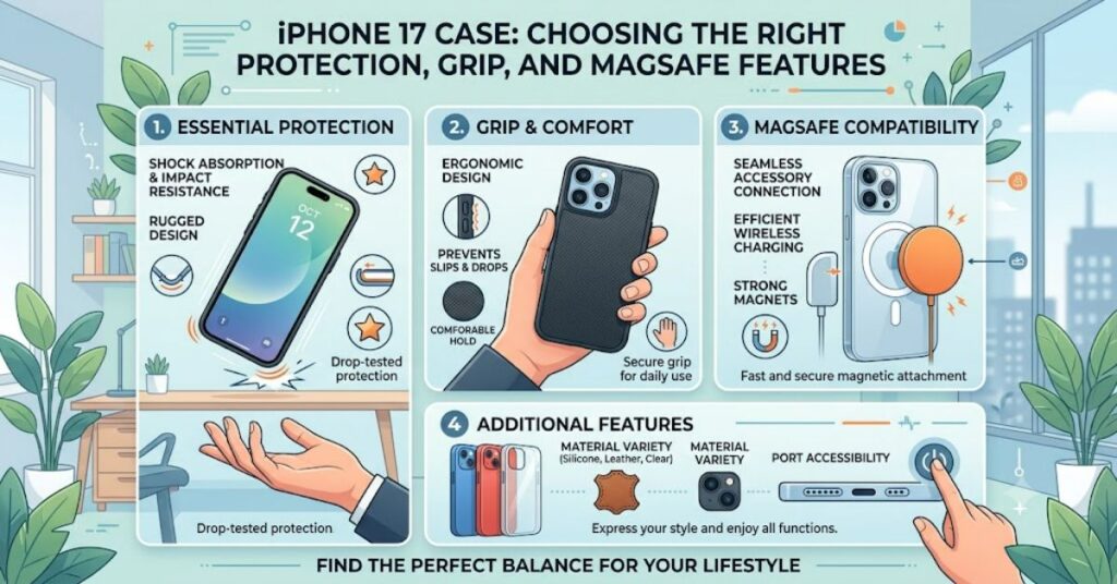 iPhone 17 Case: Choosing the Right Protection, Grip, and MagSafe Features