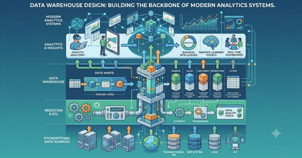Data Warehouse Design: Building the Backbone of Modern Analytics Systems