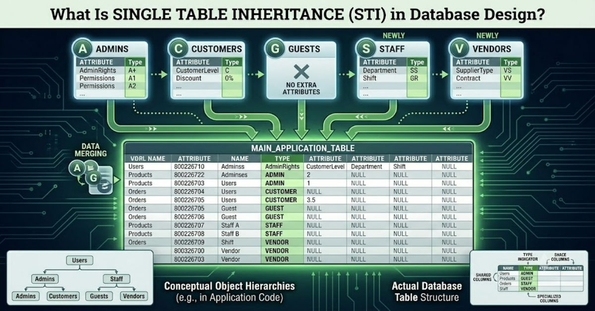 What Is Single Table Inheritance (STI) in Database Design?