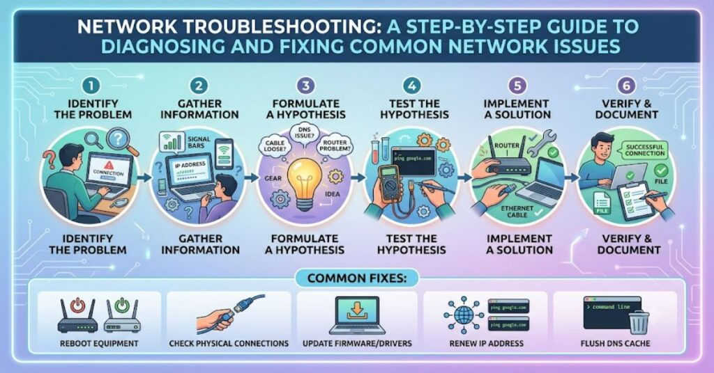 Network Troubleshooting: A Step-by-Step Guide to Diagnosing and Fixing Common Network Issues
