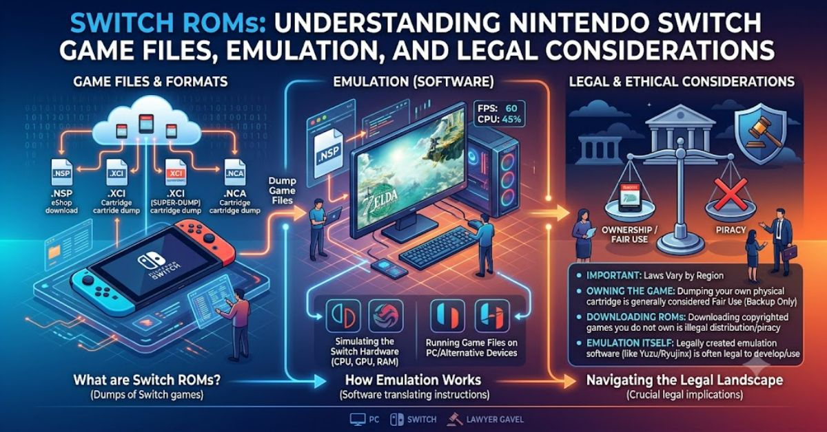 Switch ROMs: Understanding Nintendo Switch Game Files, Emulation, and Legal Considerations