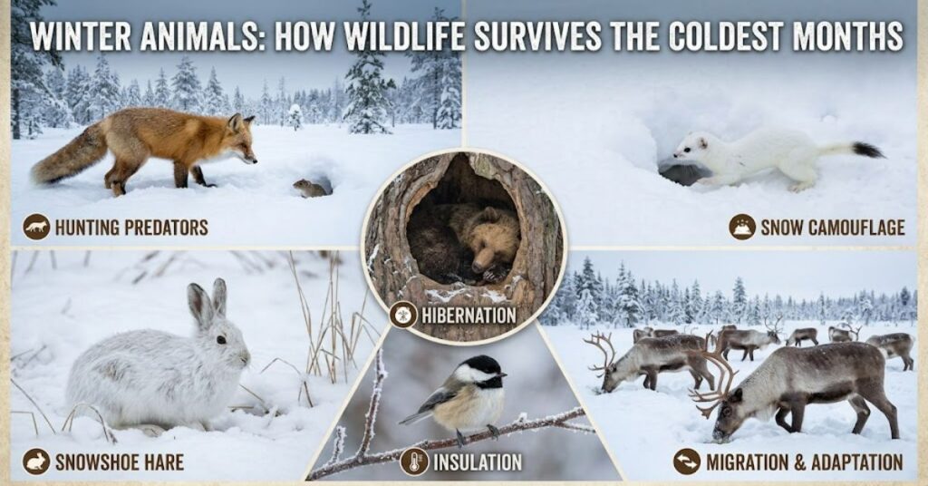 Winter Animals: How Wildlife Survives the Coldest Months