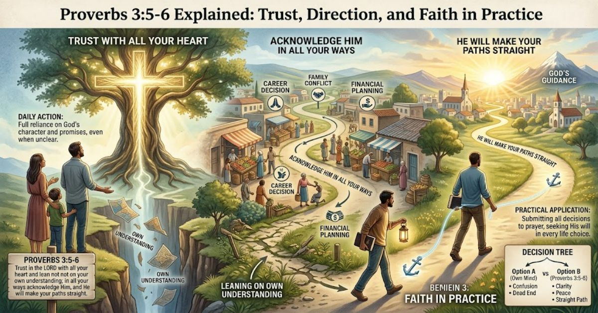 Proverbs 3:5-6 Explained: Trust, Direction, and Faith in Practice