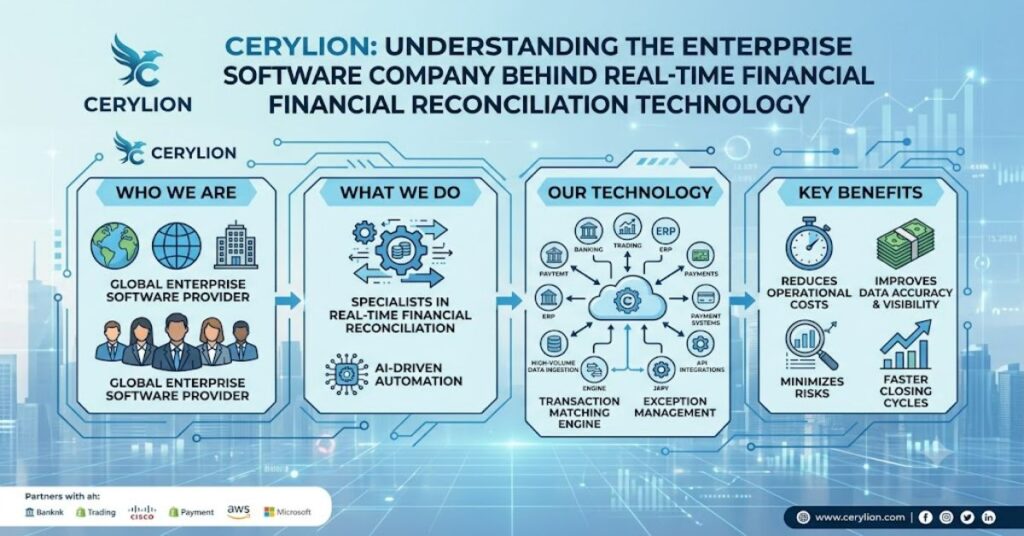 Cerylion: Understanding the Enterprise Software Company Behind Real-Time Financial Reconciliation Technology