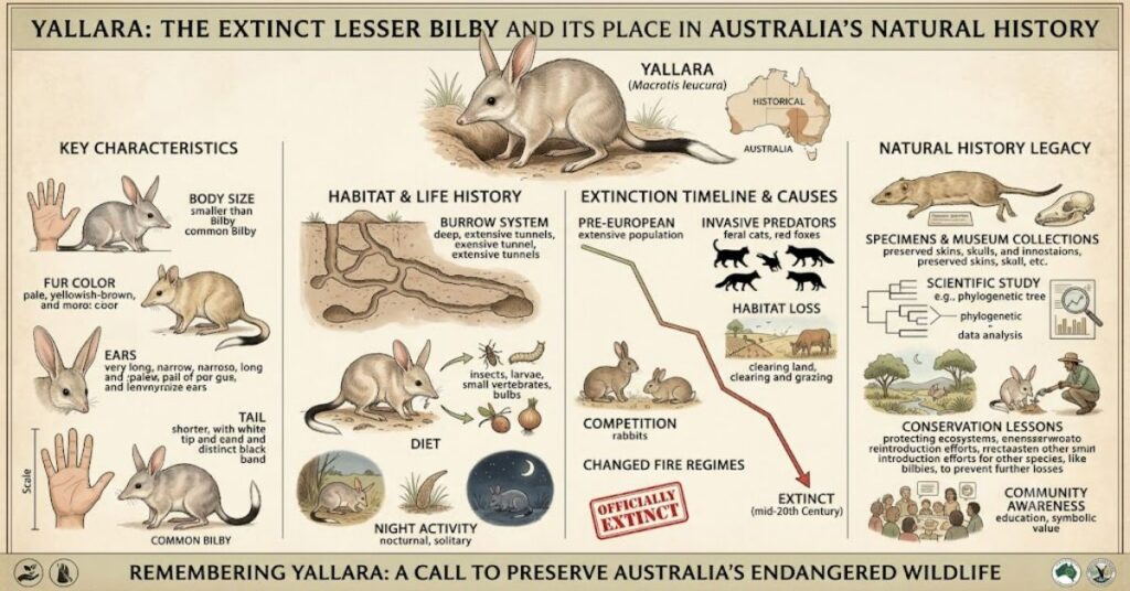Yallara: The Extinct Lesser Bilby and Its Place in Australia’s Natural History