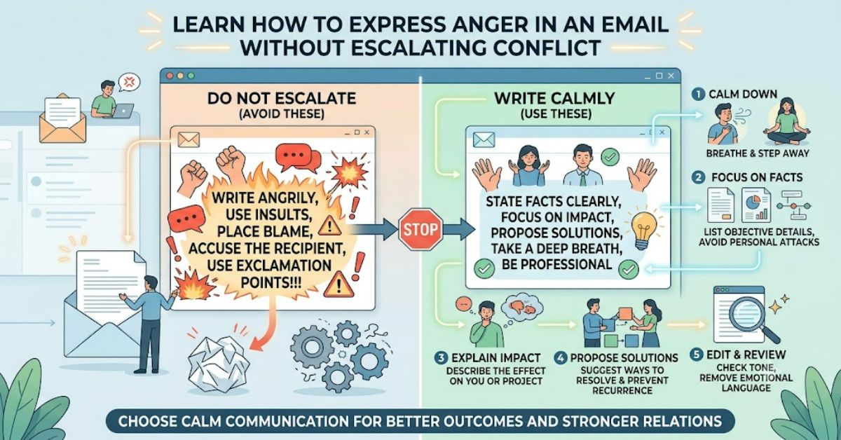 How to Express Anger in an Email Without Damaging Professional Relationships