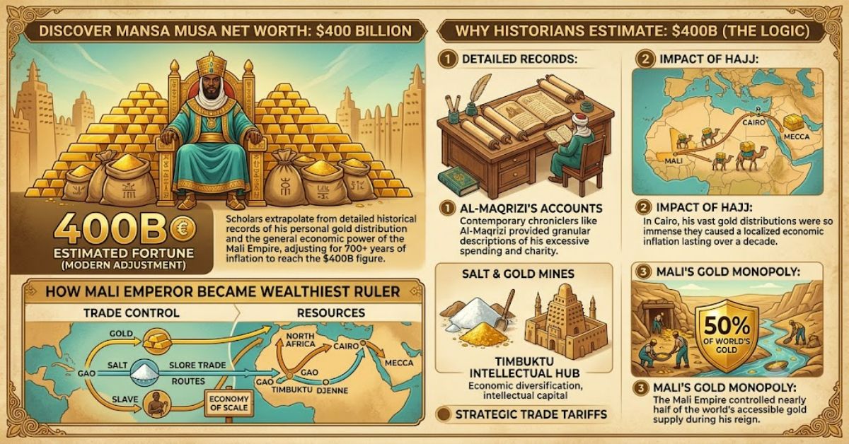 Mansa Musa Net Worth: Was He Really the Richest Person in History?