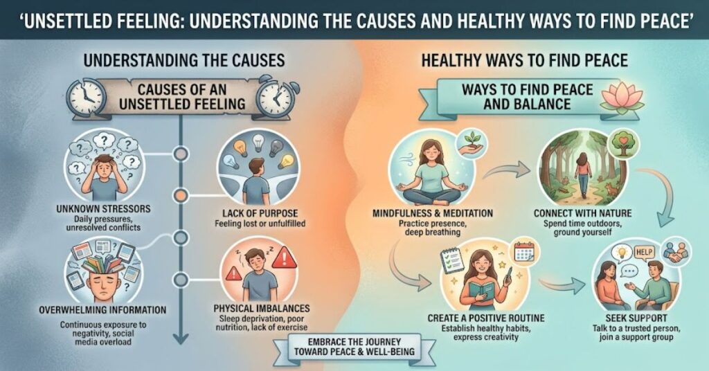 Unsettled Feeling: Understanding the Causes and Healthy Ways to Find Peace
