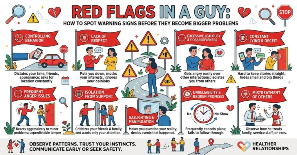 Red Flags in a Guy: How to Spot Warning Signs Before They Become Bigger Problems