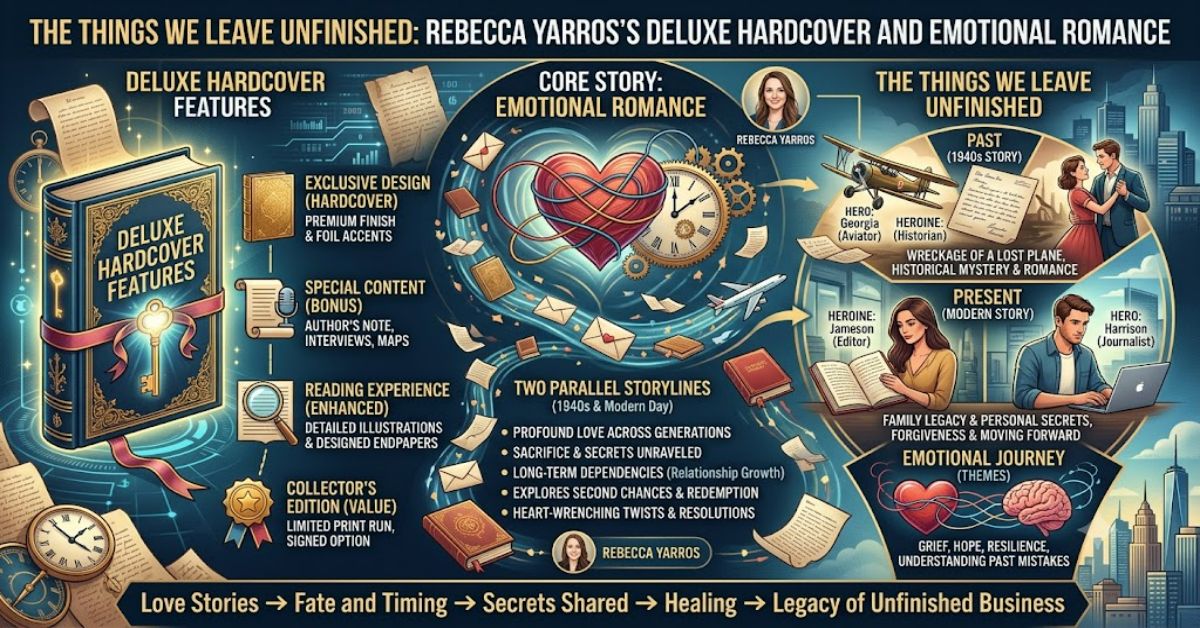 The Things We Leave Unfinished: Rebecca Yarros’s Deluxe Hardcover and Emotional Romance