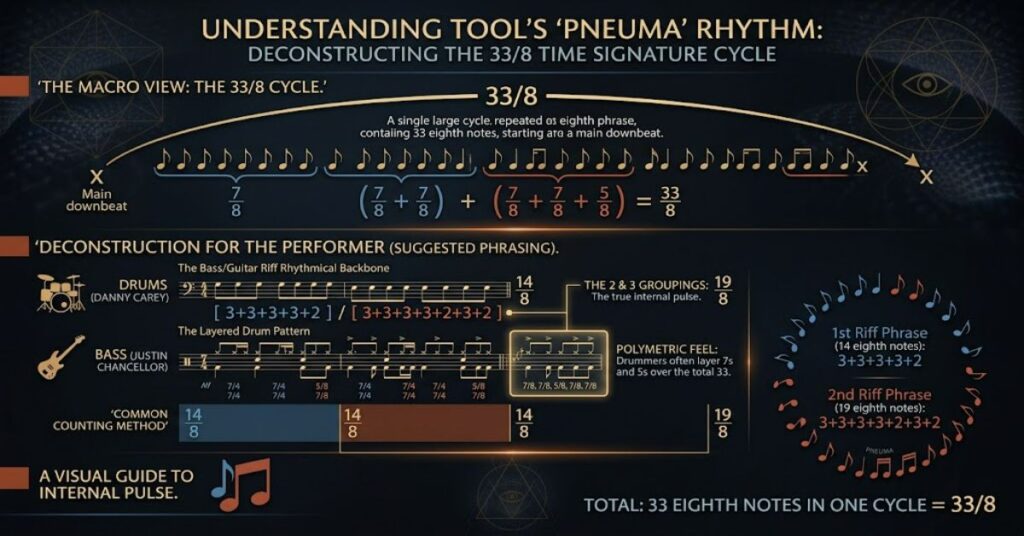 What Time Signature Is Pneuma? Understanding Tool’s 33/8 Rhythm