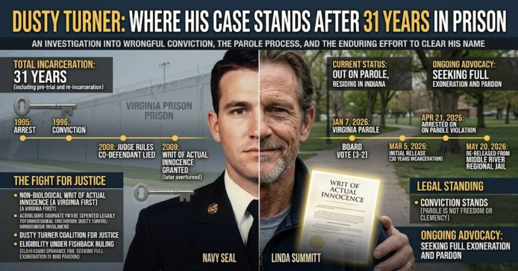 Dusty Turner: Where His Case Stands After 31 Years in Prison