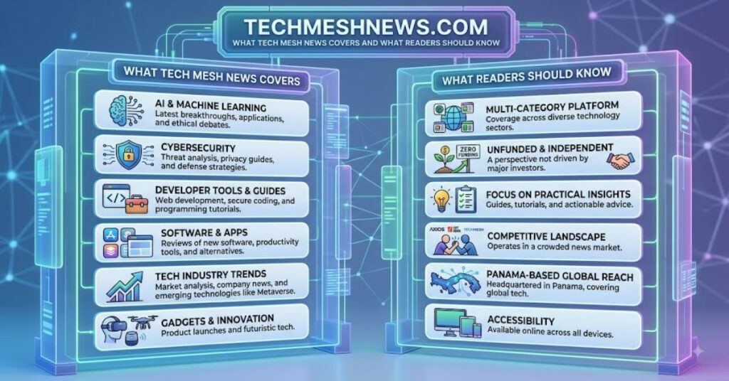 Techmeshnews.com: What Tech Mesh News Covers and What Readers Should Know