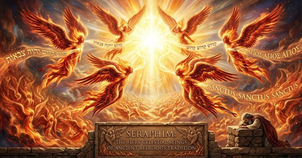 Seraphim: The Fiery Celestial Beings of Ancient Religious Tradition