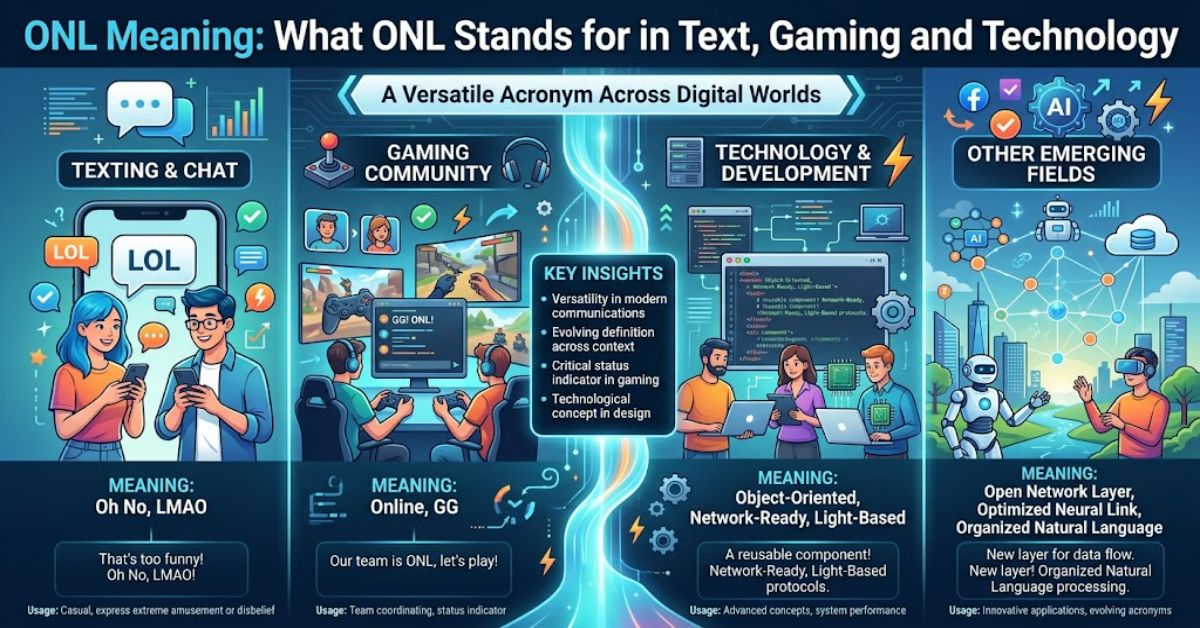ONL Meaning: What ONL Stands for in Text, Gaming and Technology