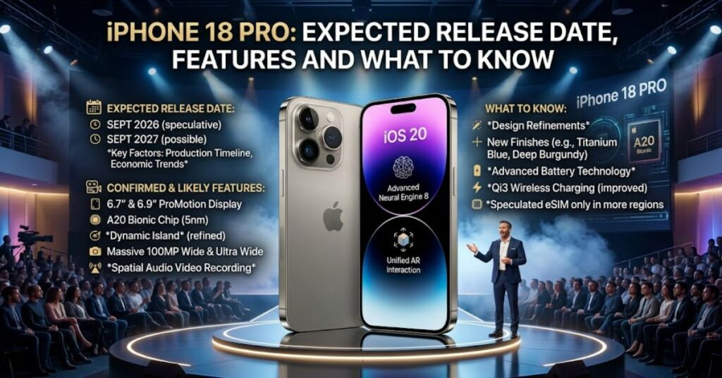 iPhone 18 Pro: Expected Release Date, Features and What to Know