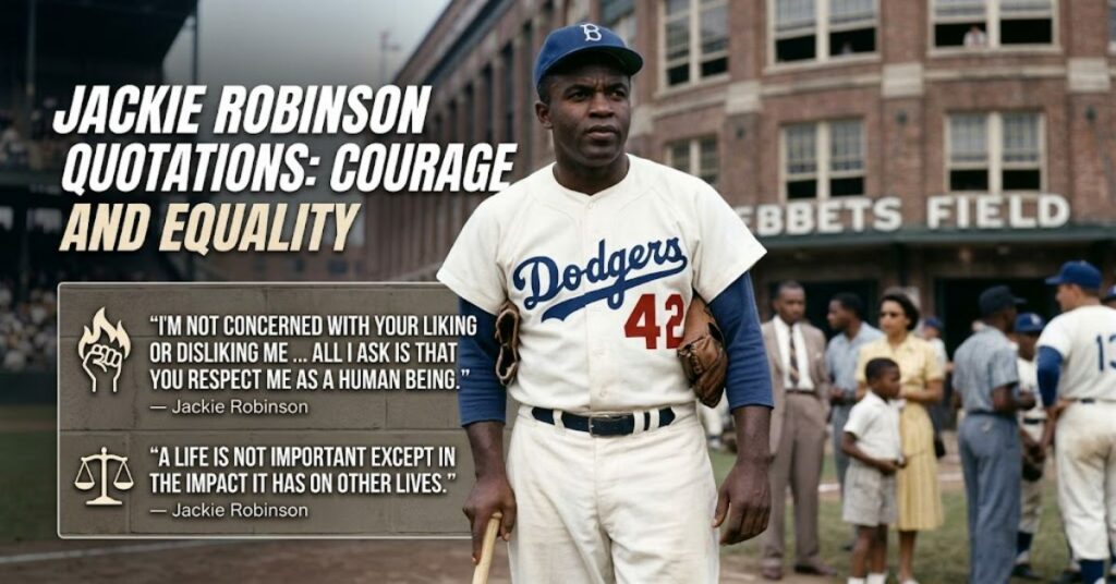 Jackie Robinson Quotations: Words on Courage, Equality and Legacy