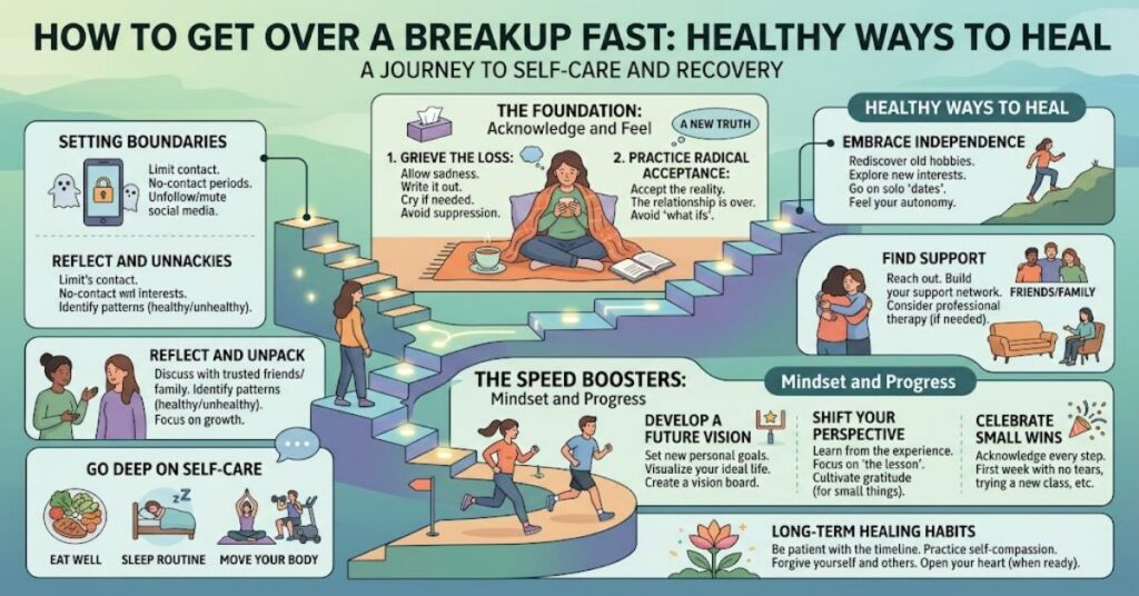 How to Get Over a Breakup Fast: Healthy Ways to Heal
