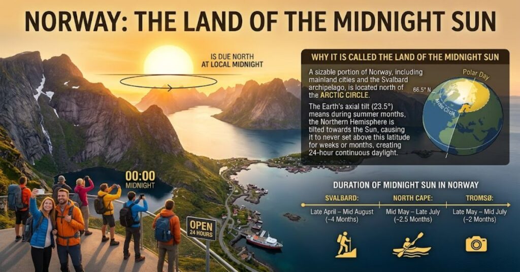Norway Nickname: Why It Is Called the Land of the Midnight Sun