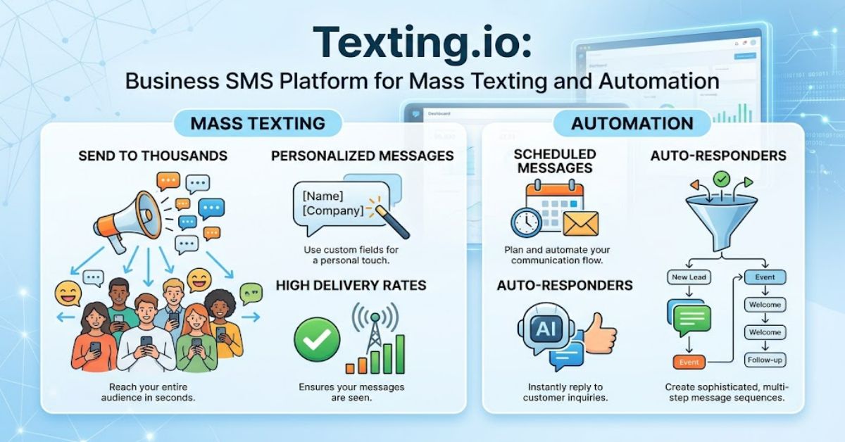 Texting.io: Business SMS Platform for Mass Texting and Automation