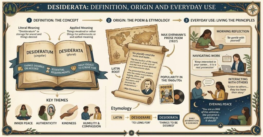 Desiderata Meaning: Definition, Origin and Everyday Use