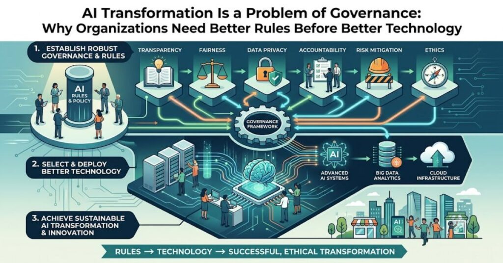 AI Transformation Is a Problem of Governance: Why Organizations Need Better Rules Before Better Technology