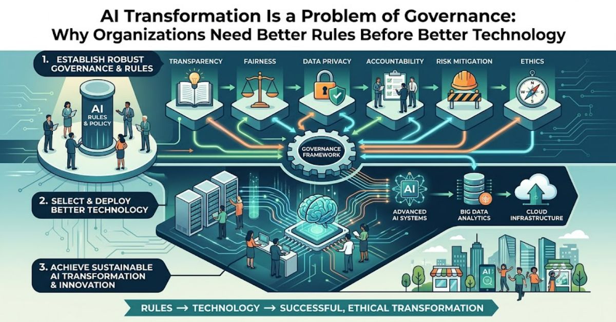 AI Transformation Is a Problem of Governance: Why Organizations Need Better Rules Before Better Technology