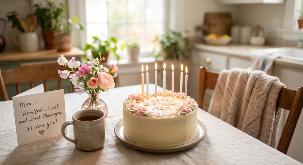 Happy Birthday Mom: Heartfelt, Sweet and Short Messages