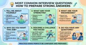 Most Common Interview Questions: How to Prepare Strong Answers