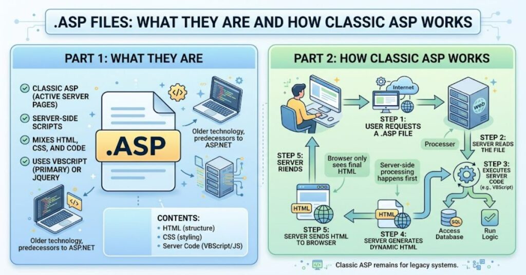 .asp Files: What They Are and How Classic ASP Works