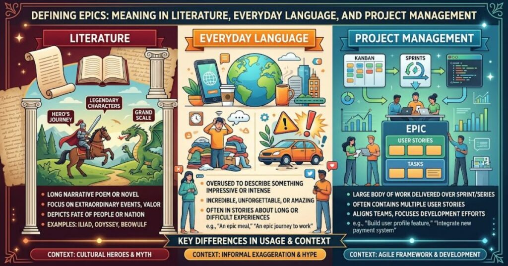 Defining Epics: Meaning in Literature, Everyday Language and Project Management