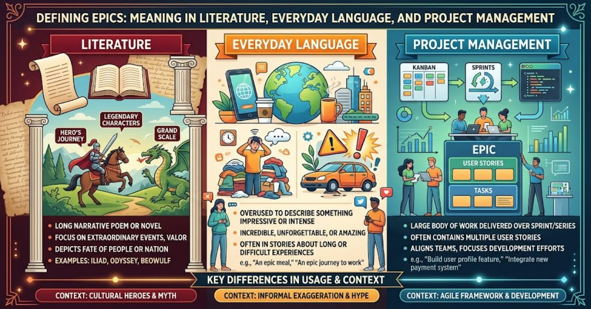 Defining Epics: Meaning in Literature, Everyday Language and Project Management