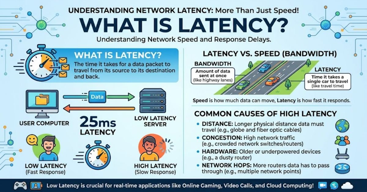 What Is Latency? Understanding Network Speed and Response Delays